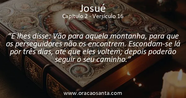 Josué 2:16