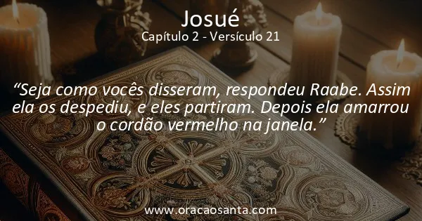 Josué 2:21