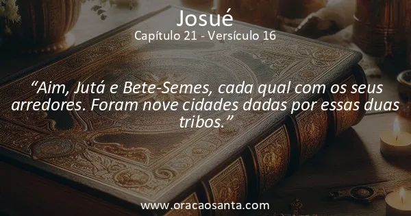 Josué 21:16