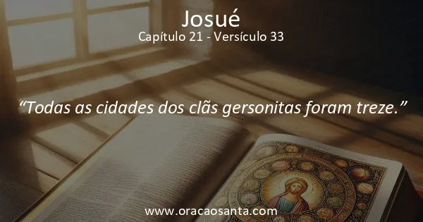 Josué 21:33