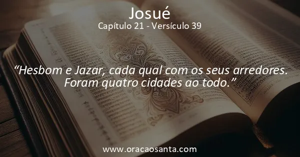 Josué 21:39