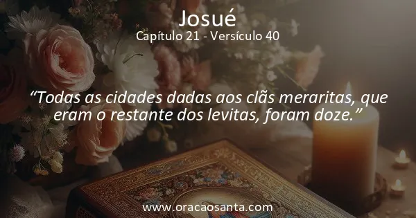 Josué 21:40