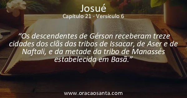 Josué 21:6