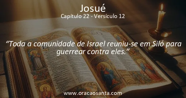 Josué 22:12