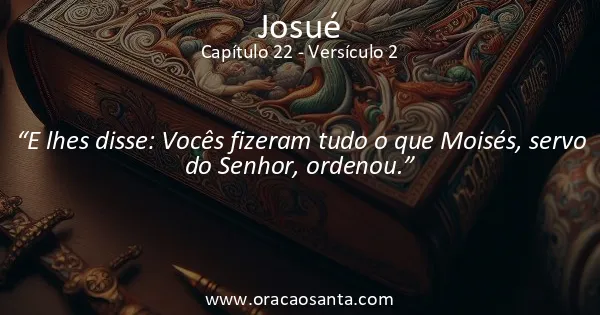 Josué 22:2