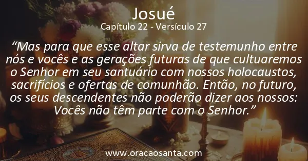 Josué 22:27