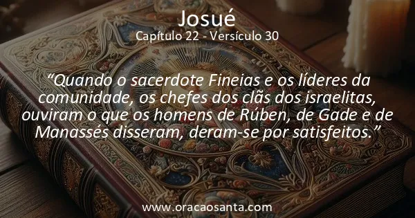 Josué 22:30