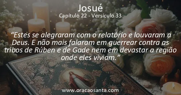 Josué 22:33
