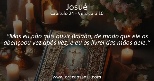 Josué 24:10