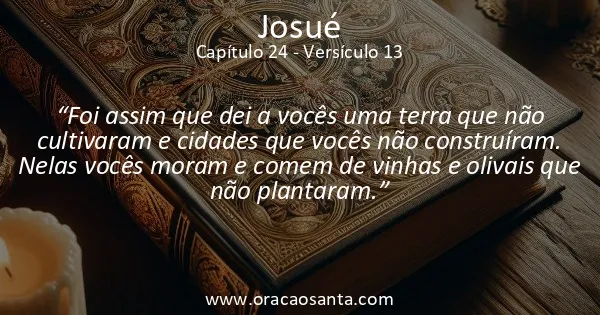 Josué 24:13