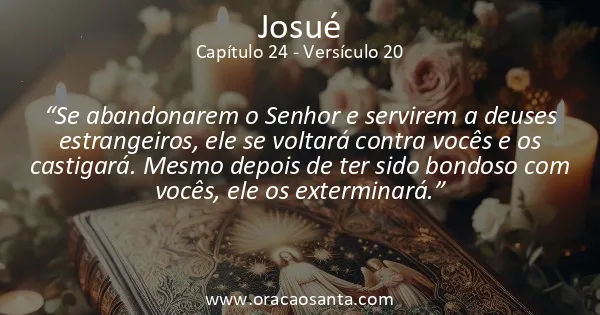 Josué 24:20