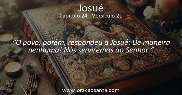 Josué 24:21