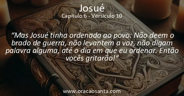 Josué 6:10