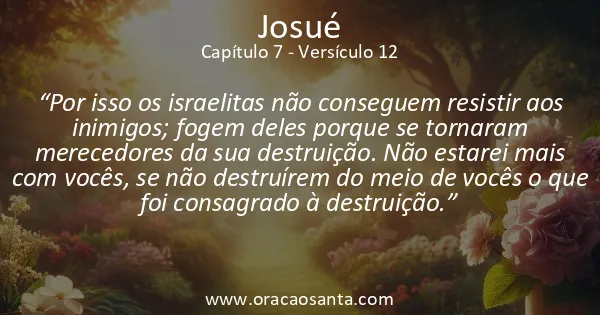 Josué 7:12