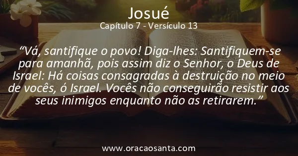 Josué 7:13