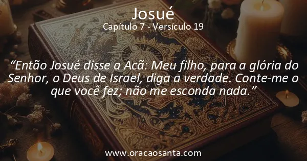 Josué 7:19