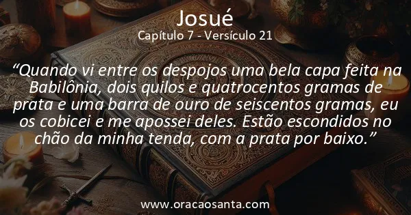 Josué 7:21