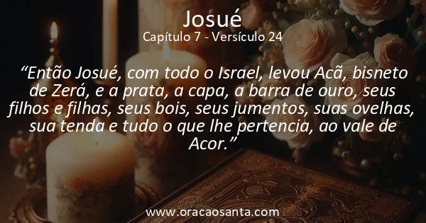 Josué 7:24