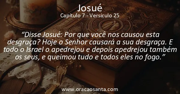 Josué 7:25