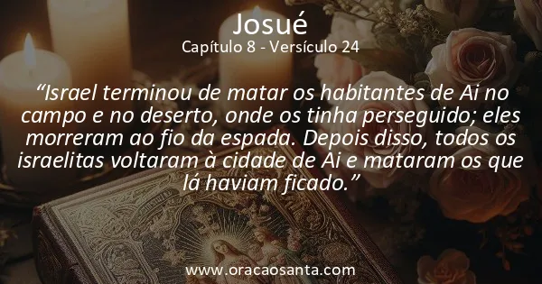 Josué 8:24