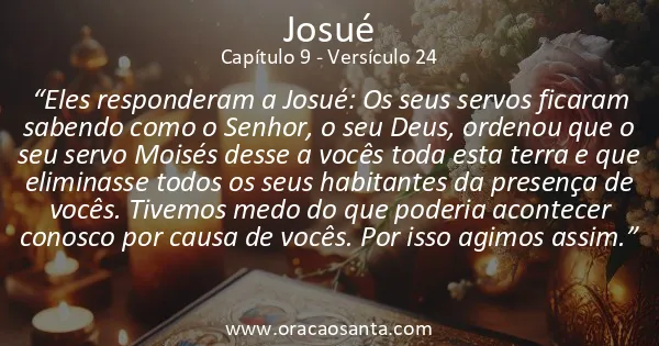 Josué 9:24