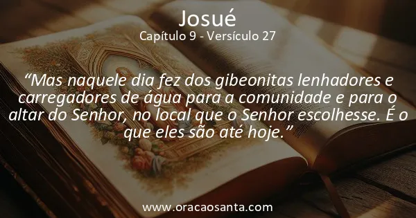 Josué 9:27