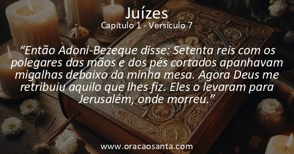 Juízes 1:7