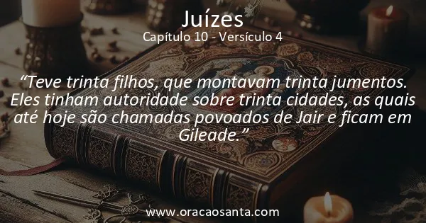 Juízes 10:4