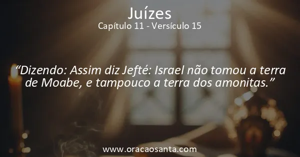 Juízes 11:15