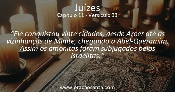 Juízes 11:33