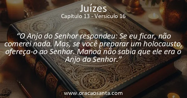 Juízes 13:16