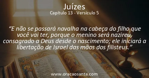 Juízes 13:5