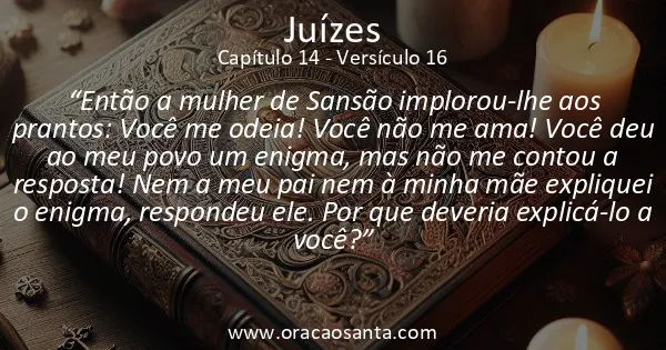 Juízes 14:16
