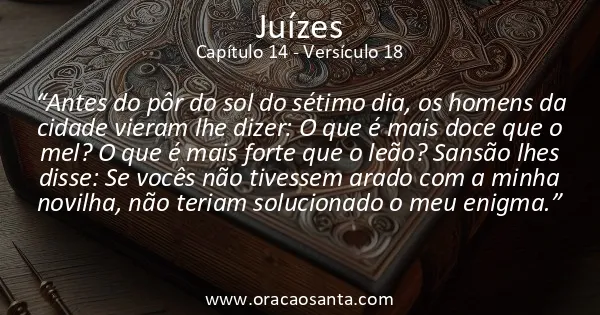 Juízes 14:18