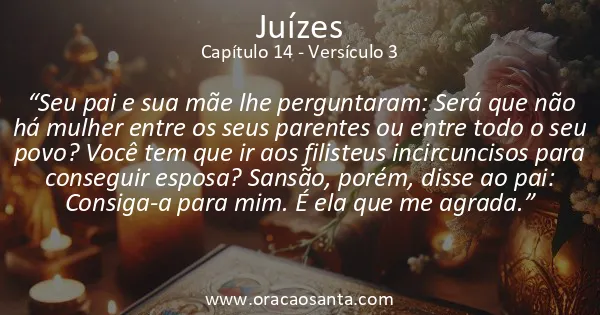 Juízes 14:3