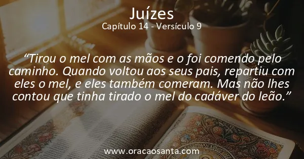 Juízes 14:9