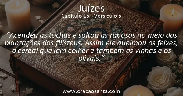 Juízes 15:5