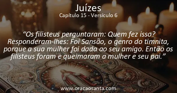 Juízes 15:6
