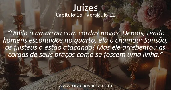 Juízes 16:12