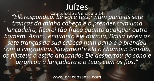 Juízes 16:14