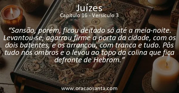 Juízes 16:3