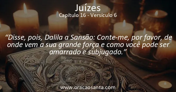 Juízes 16:6