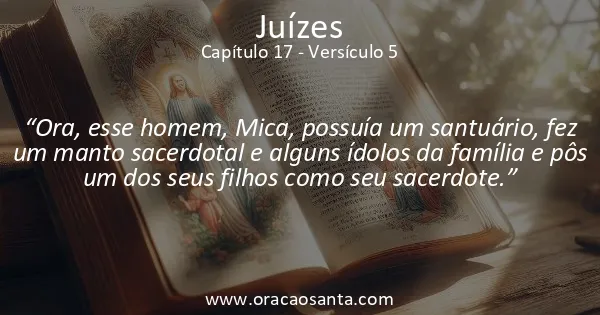 Juízes 17:5