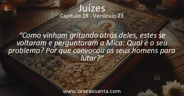 Juízes 18:23