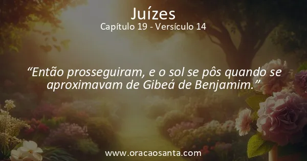 Juízes 19:14