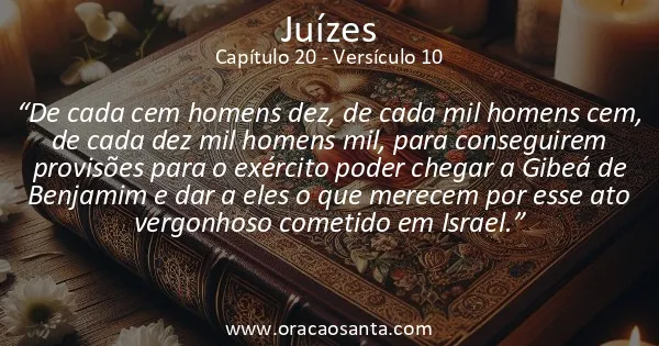 Juízes 20:10