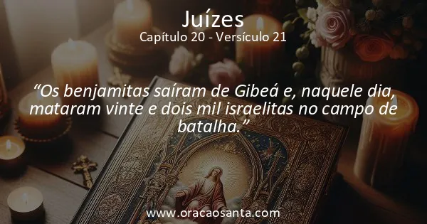 Juízes 20:21