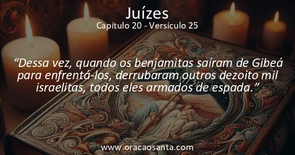 Juízes 20:25