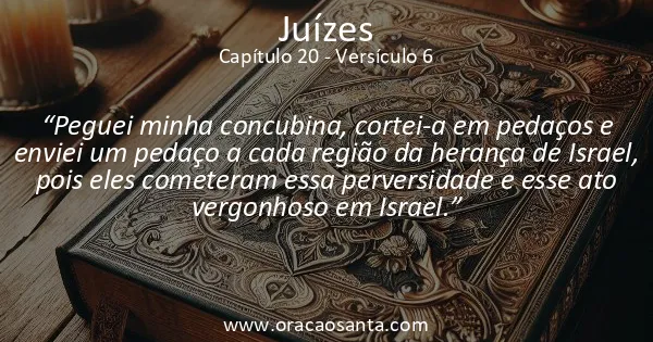 Juízes 20:6