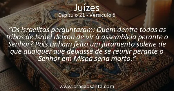 Juízes 21:5